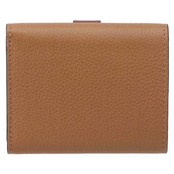 12412ab4100513639 2 Loewe Trifold Mini Wallet Brown Light Camel