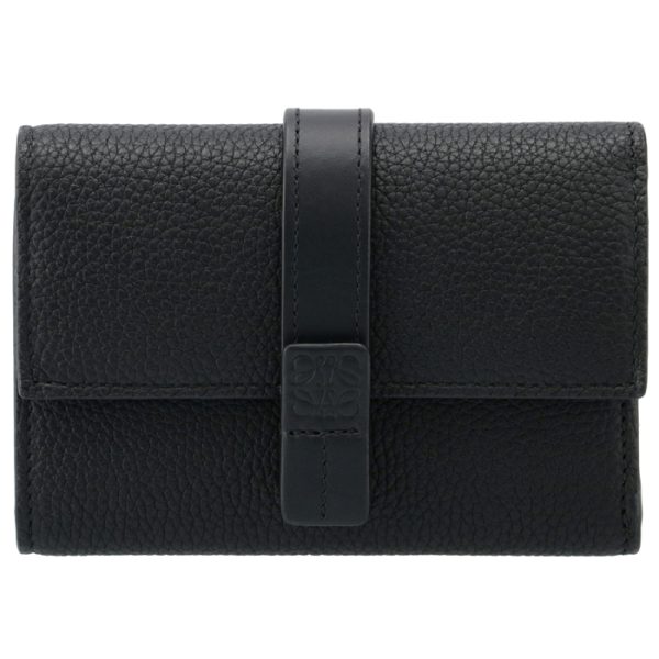 12412s8600511100 1 Loewe Trifold Small Vertical Wallet Black