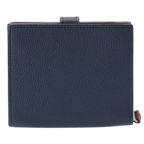 12412z4400513932 2 Loewe Bifold Compact Zip Wallet Navy