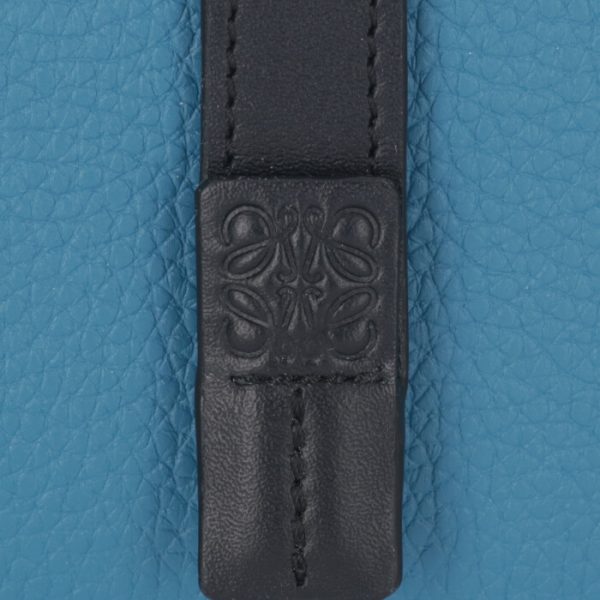 12412z4400514977 3 Loewe Bifold Mini Compact Zip Wallet Blue