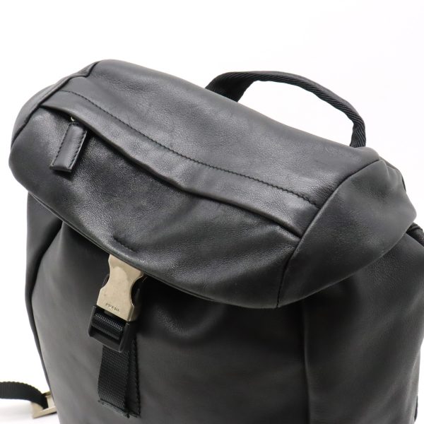 12430693 4 Prada Backpack Soft Calf Leather Nero Black