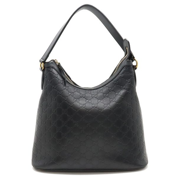 12440495 1 Gucci Guccisima Shoulder Bag Leather Black