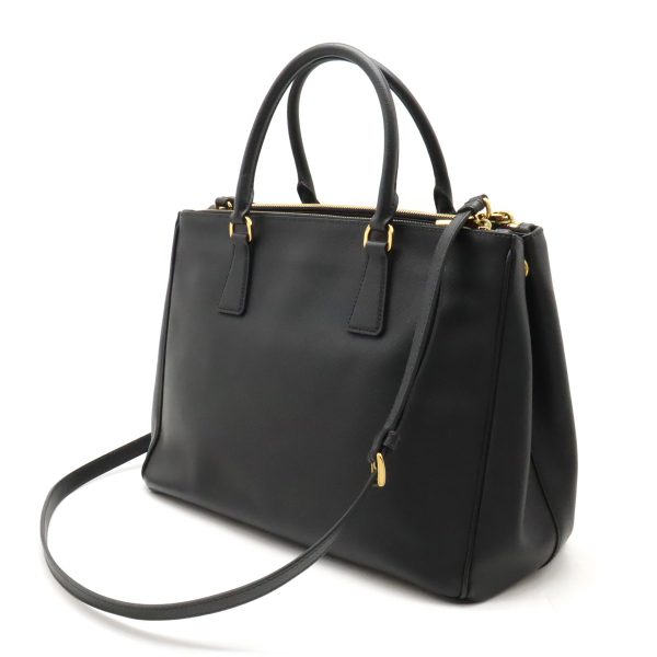 12450247 2 Prada Saffiano Lux Handbag Leather Black