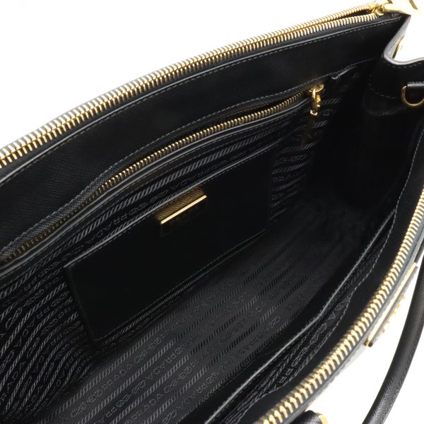 12450247 7 Prada Saffiano Lux Handbag Leather Black