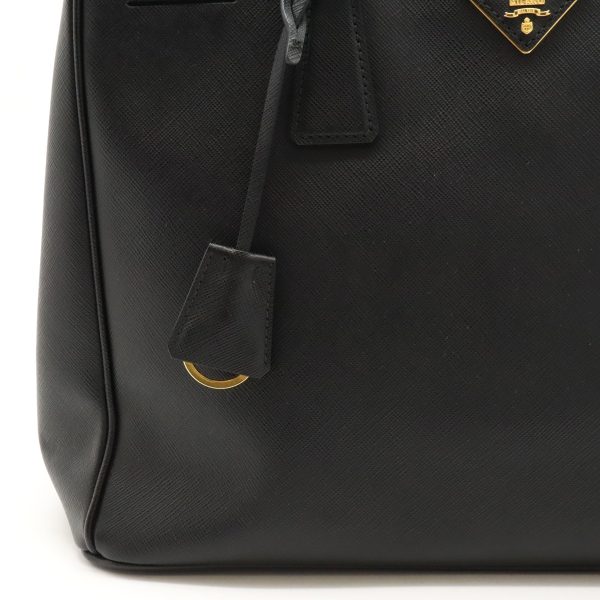 12450247 8 Prada Saffiano Lux Handbag Leather Black