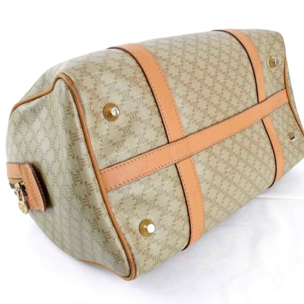 1315240107671t 4 Celine Handbag PVC Macadam Pattern Beige