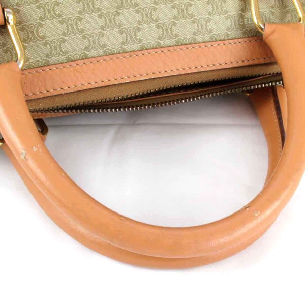 1315240107671t 8 Celine Handbag PVC Macadam Pattern Beige