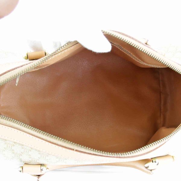 1315240107671t 9 Celine Handbag PVC Macadam Pattern Beige