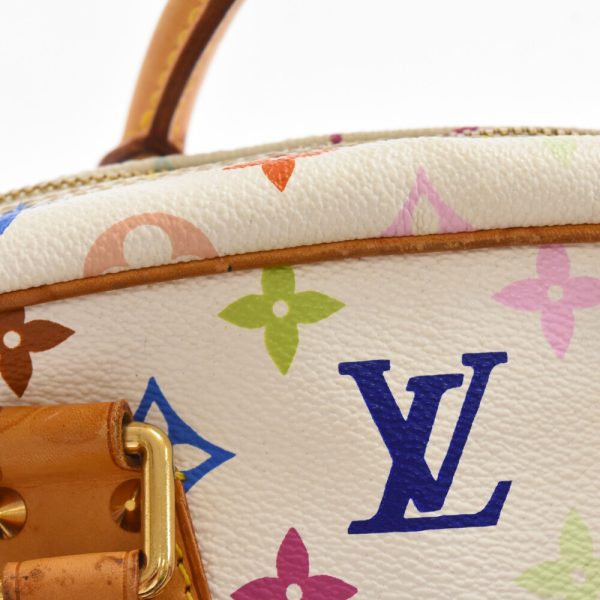 1324e010003 5 Louis Vuitton Trouville Handbag Canvas Multi