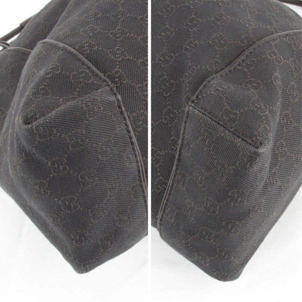 1325240508953t 4 Gucci GG Canvas Shoulder Bag Brown