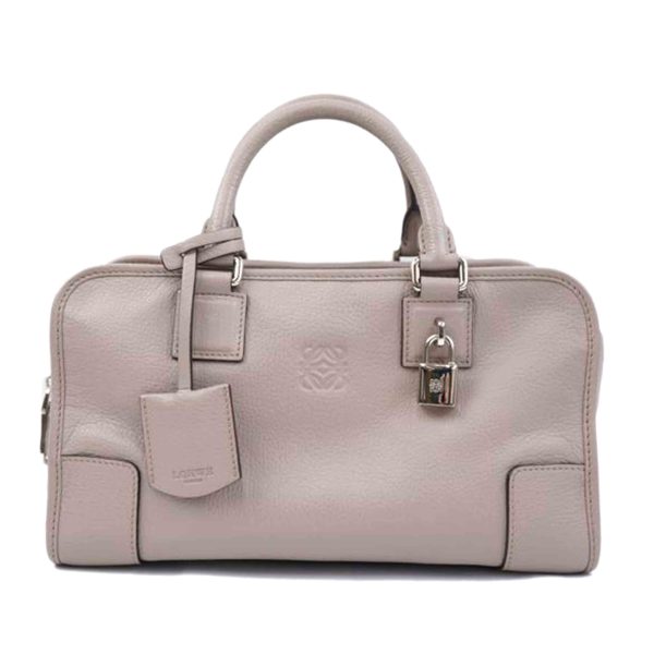 13308 1 Loewe Amazona Leather Hand Bag Brown