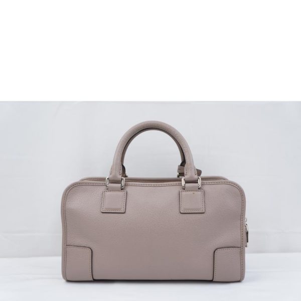 13308 2 Loewe Amazona Leather Hand Bag Brown