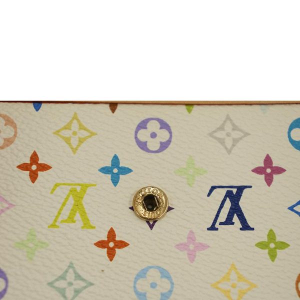 13642 6 Louis Vuitton Portefeuille Credit Multicolor Canvas Wallet