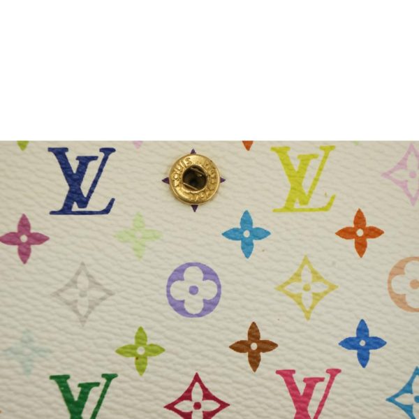 13642 7 Louis Vuitton Portefeuille Credit Multicolor Canvas Wallet