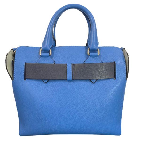 14 20220924 Burberry Leather Handbag Blue