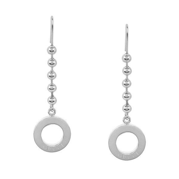 142315 j8400 8106 01 Gucci Circle Hook Earrings Silver