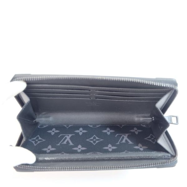 14270 4 Louis Vuitton Trunk Zippy Wallet Monogram Eclipse Black