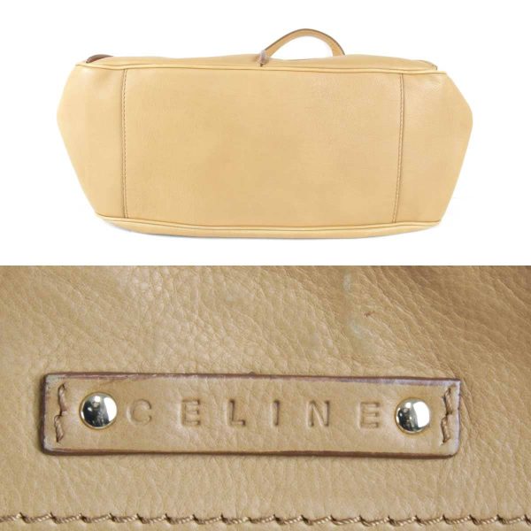 1435231006377t 6 Celine Handbag Leather Beige