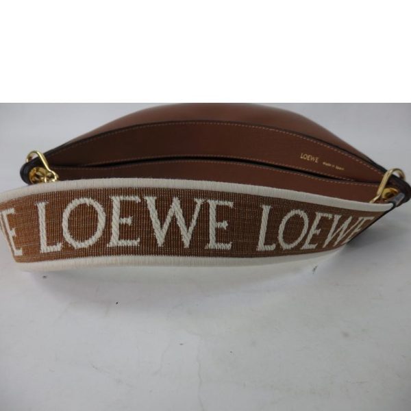 14519 9 Loewe Luna Leather Handbag Brown