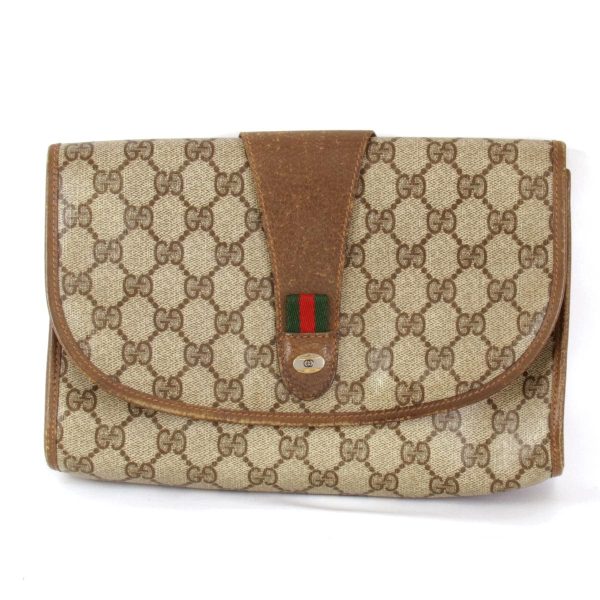 1455230906174t 1 Gucci Clutch Bag GG Plus Brown