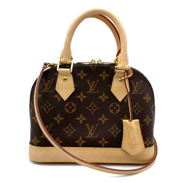 14572 1 Louis Vuitton Alma BB Monogram Handbag Brown