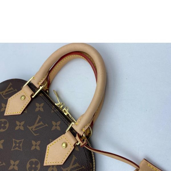 14572 5 Louis Vuitton Alma BB Monogram Handbag Brown