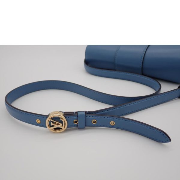 14856 4 Louis Vuitton Pont Neuf Bag Blue