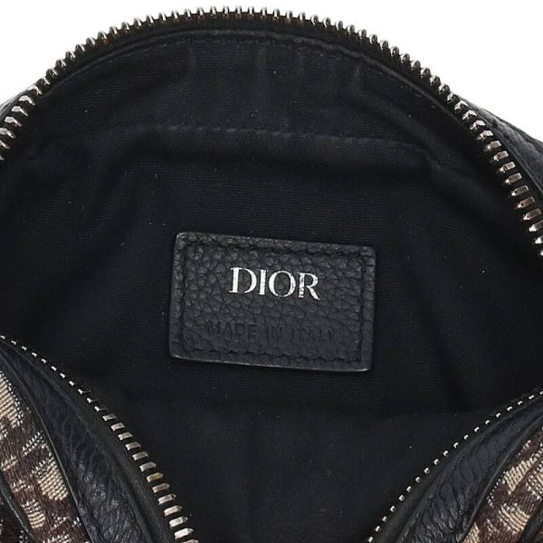 15052 240219 0225 3 Dior Oblique Jacquard Handbag Navy