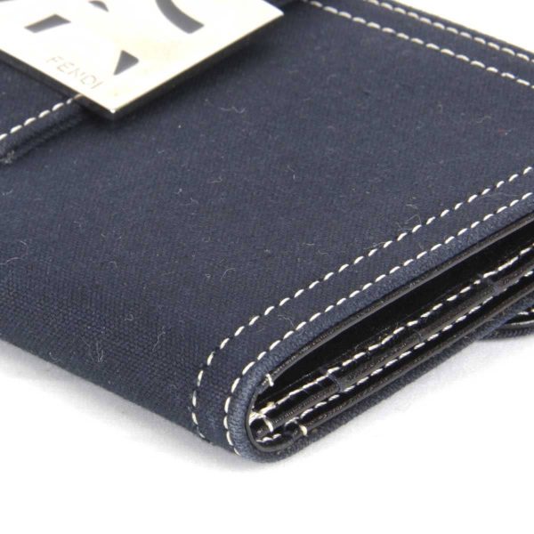 1545231006499t 4 Fendi Canvas Leather Bifold Wallet Navy