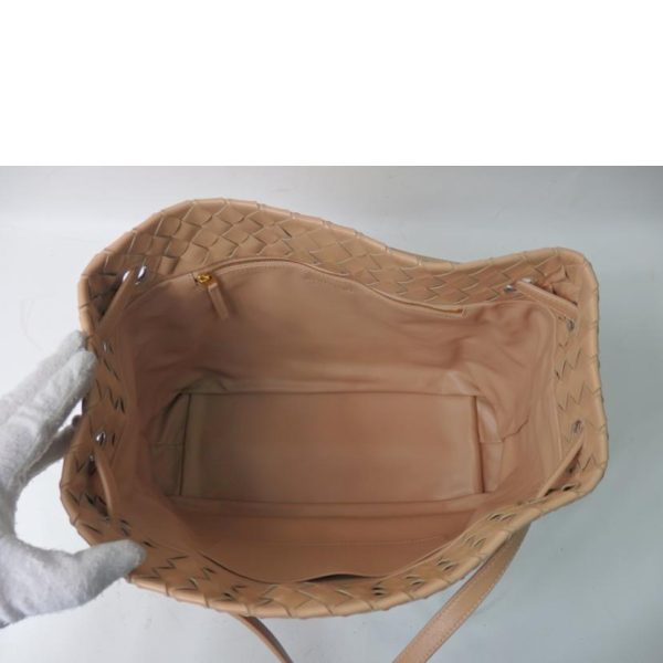 15495 5 Bottega Veneta Garda Bag Intrecciato Beige