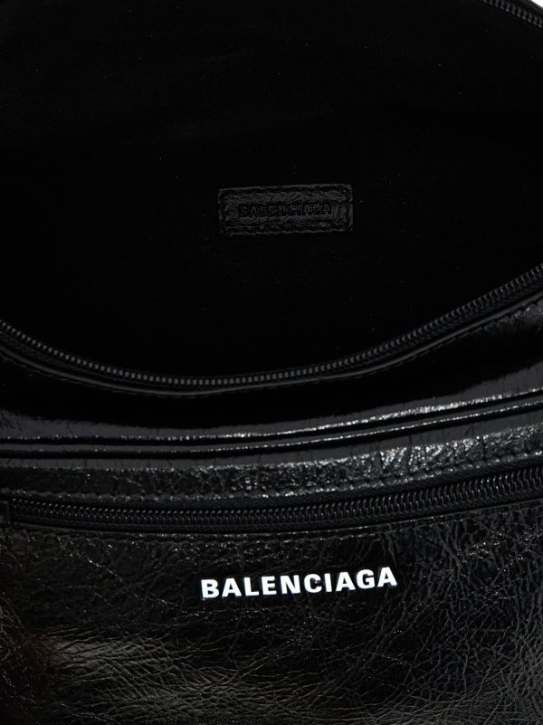 1576f86e170a5b0 ju 4 Balenciaga Fanny Pack Leather Black