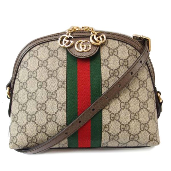 15861 1 Gucci GG Supreme Sherry Brown Bag