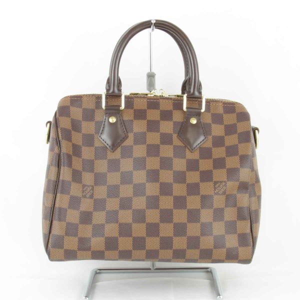 1606240408783t 2 Louis Vuitton Speedy Bandouliere 25 Handbag Damier Canvas Damier Brown