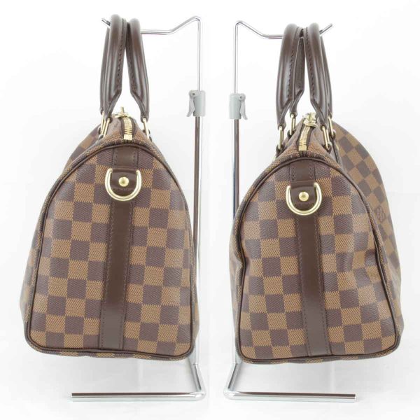 1606240408783t 3 Louis Vuitton Speedy Bandouliere 25 Handbag Damier Canvas Damier Brown