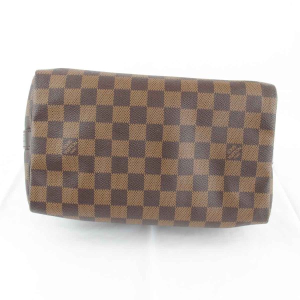 1606240408783t 6 Louis Vuitton Speedy Bandouliere 25 Handbag Damier Canvas Damier Brown