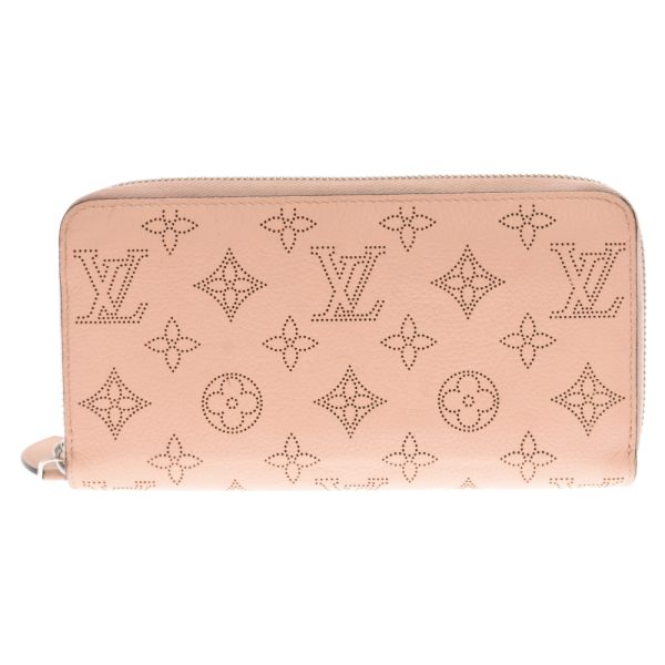 1623j180005 1 LOUIS VUITTON Mahina Zippy Wallet Round Zip Long Wallet Leather Pink