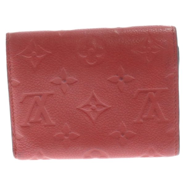 1624d060008 2 Louis Vuitton Portefeuille Victorine Trifold Wallet Leather Red