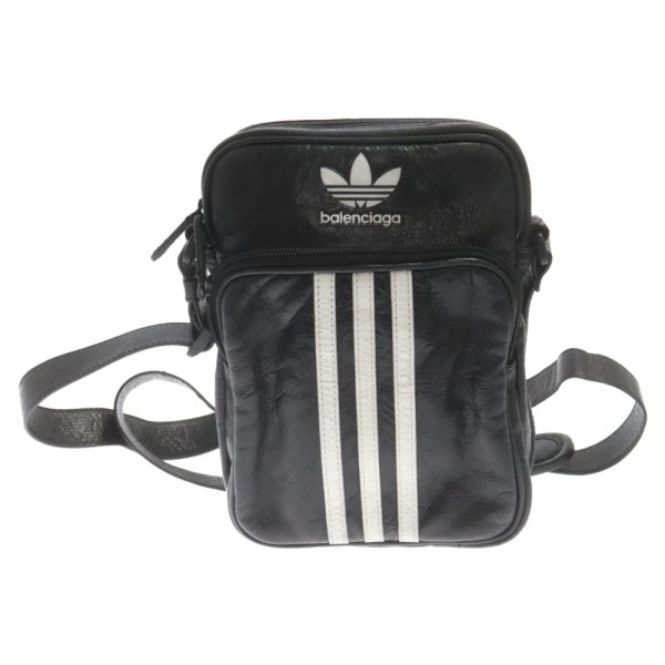 1624e290002 1 Balenciaga Adidas Crossbody Messenger Bag Black