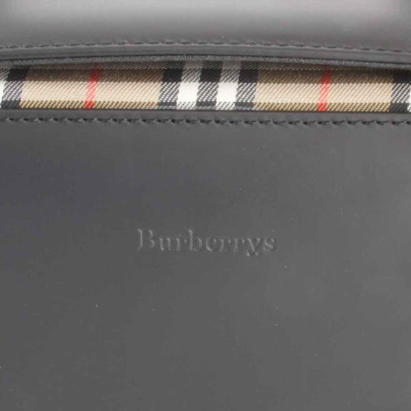 1655240107672t 7 Burberry Square Handbag PVC Black