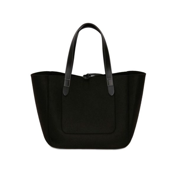 166688662 o3 Jw Anderson Belt Tote Bag Black