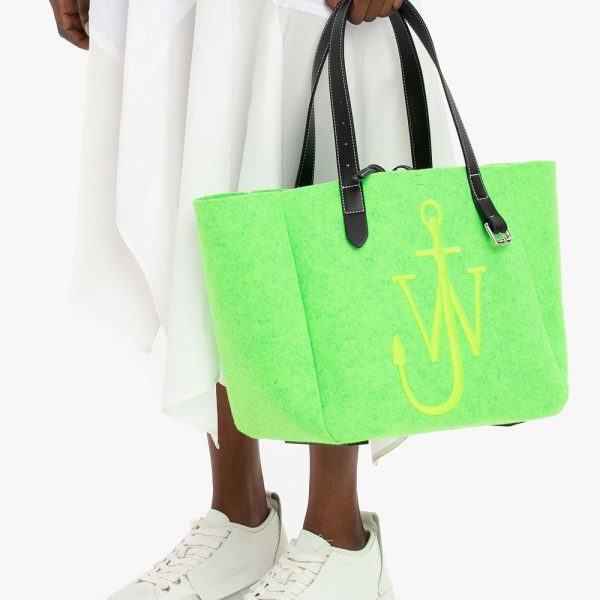 166688748 o4 Jw Anderson Belt Tote Bag Green