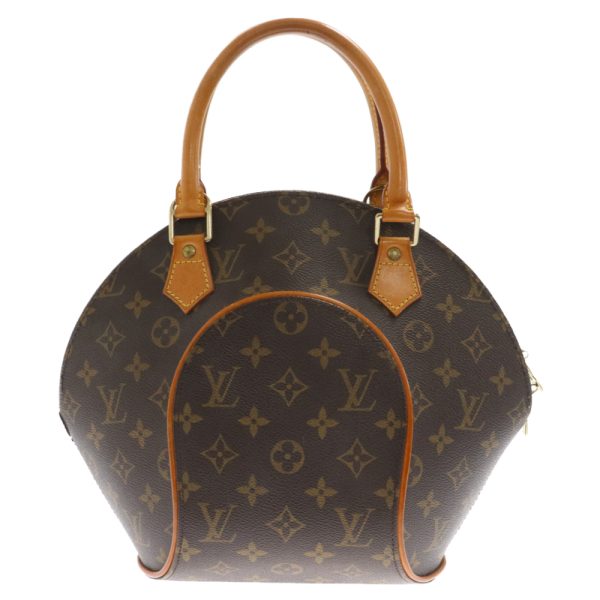 1724b110011 1 LOUIS VUITTON Ellipse Pm Handbag Canvas Brown