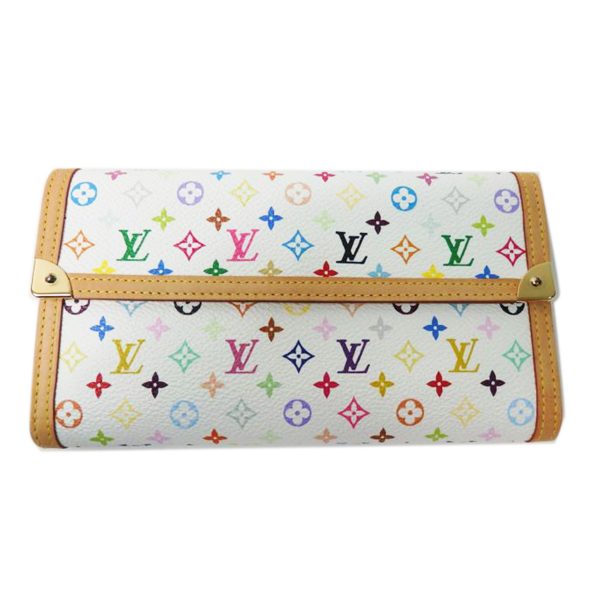 17353 1 Louis Vuitton Portefeuille International Multicolore Canvas Wallet