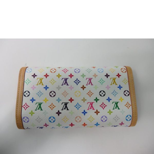 17353 2 Louis Vuitton Portefeuille International Multicolore Canvas Wallet