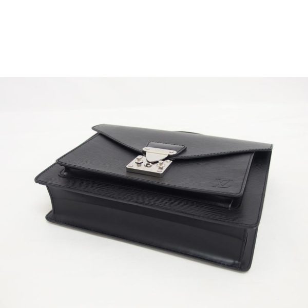 17371 3 Louis Vuitton Monceau Epi Black