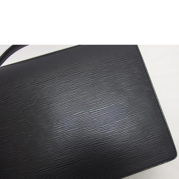 17371 8 Louis Vuitton Monceau Epi Black