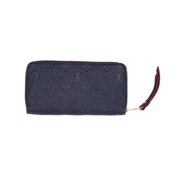 17978 2 Louis Vuitton Zippy Wallet Enpreinte Marine