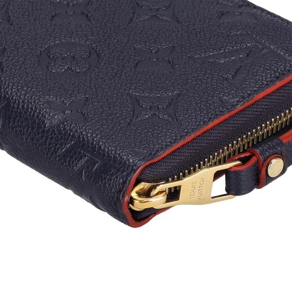 17978 8 Louis Vuitton Zippy Wallet Enpreinte Marine