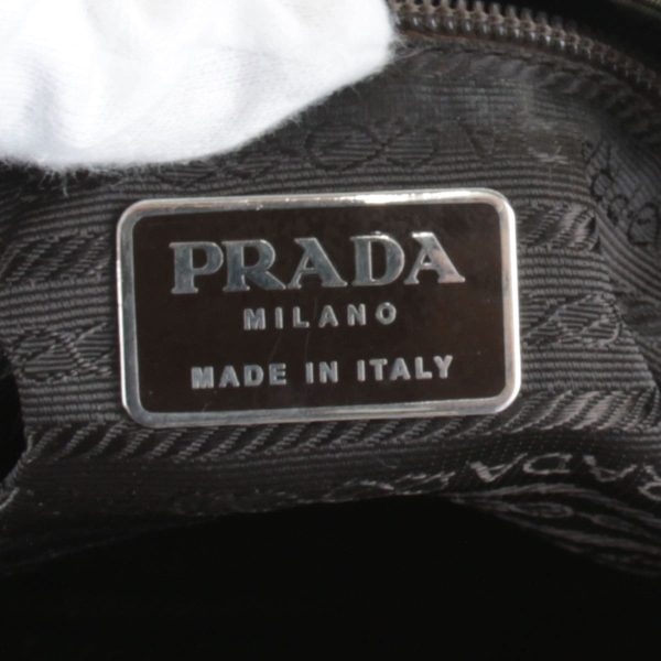 1805230905797t 8 Prada Tessuto Nylon Handbag Khaki Brown