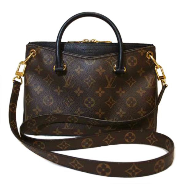 18329 1 Louis Vuitton Palas BB Monogram Shoulder Bag Brown